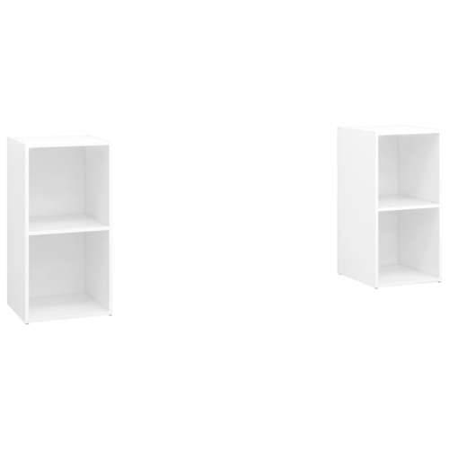 TV ormarići 2 kom bijeli 72 x 35 x 36,5 cm konstruirano drvo - Bijela 2 36.5 cm 72 cm Cijena