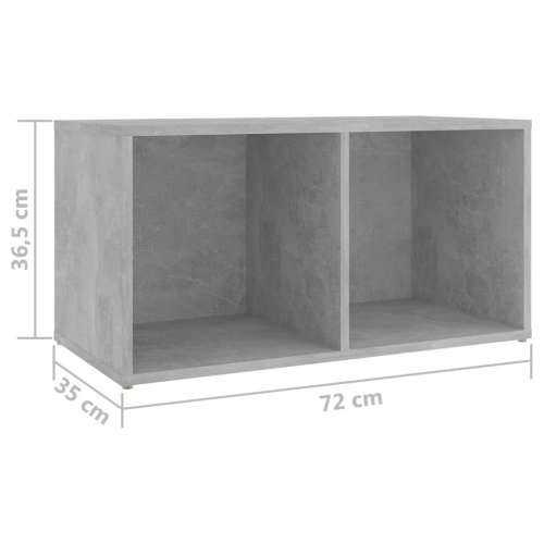 TV ormarići 2 kom boja betona 72x35x36,5 cm konstruirano drvo - Beton siva 2 36.5 cm 72 cm Cijena
