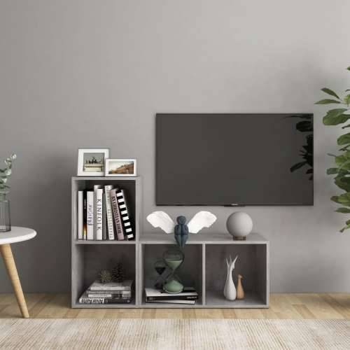 TV ormarići 2 kom boja betona 72x35x36,5 cm konstruirano drvo - Beton siva 72 x 35 x 36.5 cm 1 Cijena