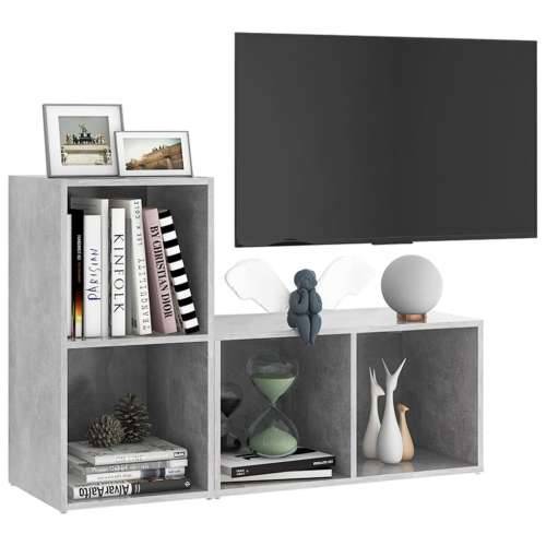 TV ormarići 2 kom boja betona 72x35x36,5 cm konstruirano drvo - Beton siva 72 x 35 x 36.5 cm 1 Cijena