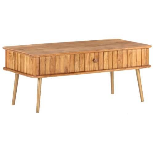 Stolić za kavu 100 x 50 x 40 cm od masivnog drva bagrema Cijena