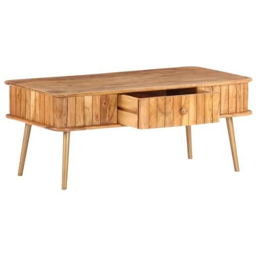 Stolić za kavu 100 x 50 x 40 cm od masivnog drva bagrema Cijena