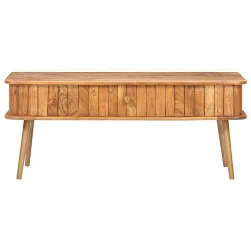 Stolić za kavu 100 x 50 x 40 cm od masivnog drva bagrema Cijena