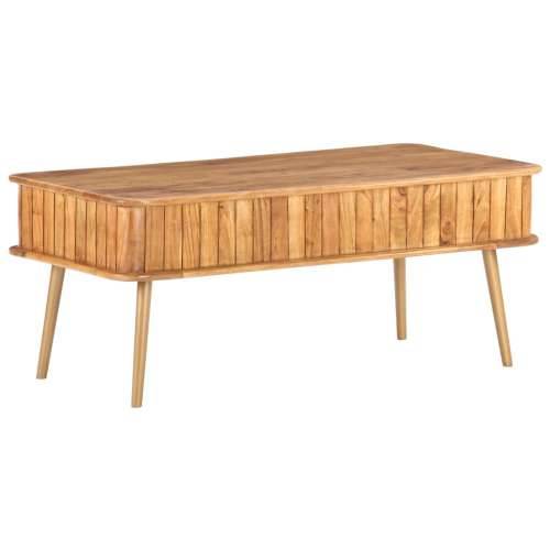 Stolić za kavu 100 x 50 x 40 cm od masivnog drva bagrema Cijena