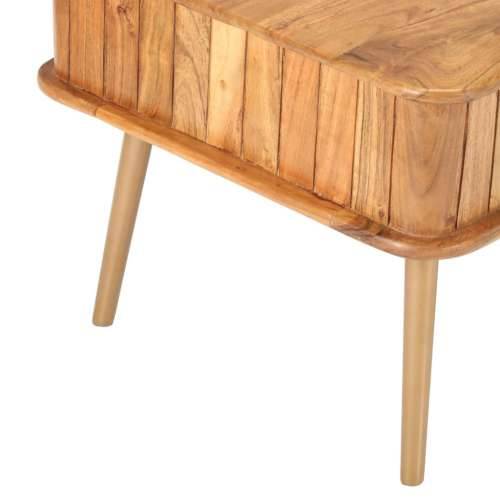 Stolić za kavu 100 x 50 x 40 cm od masivnog drva bagrema Cijena