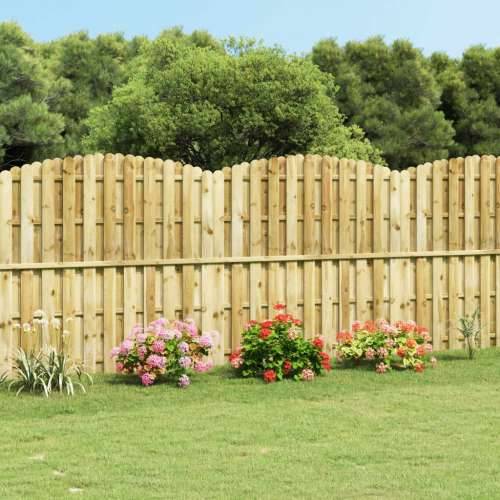 Panel za ogradu od impregnirane borovine 180 x (165 - 180) cm Cijena