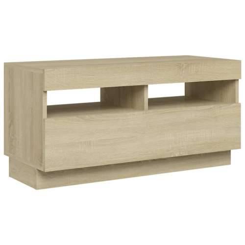 TV ormarić s LED svjetlima boja hrasta sonome 80x35x40 cm - sonoma hrast 1 80 cm Cijena