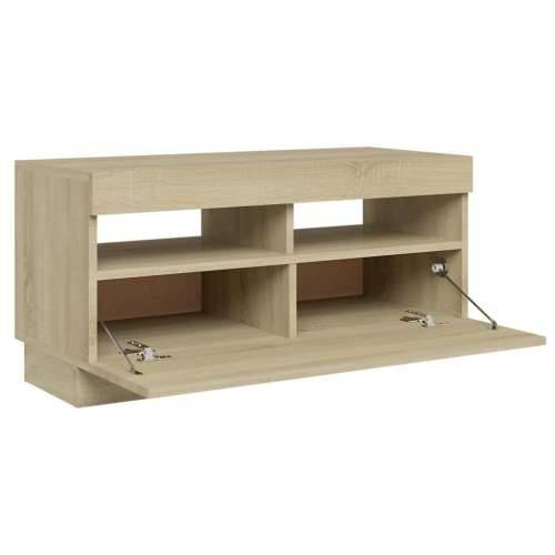 TV ormarić s LED svjetlima boja hrasta sonome 80x35x40 cm - sonoma hrast 1 80 cm Cijena