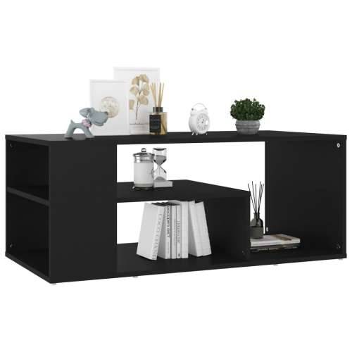 Stolić za kavu crni 100 x 50 x 40 cm konstruirano drvo - Crna 1 Cijena