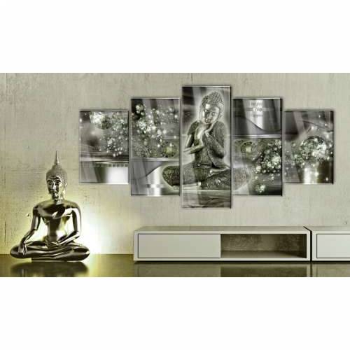Slika na akrilnom staklu - Emerald Buddha [Glass] 100x50 Cijena