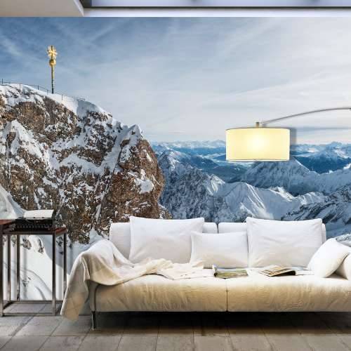 Samoljepljiva foto tapeta - Winter in Zugspitze 490x280 Cijena