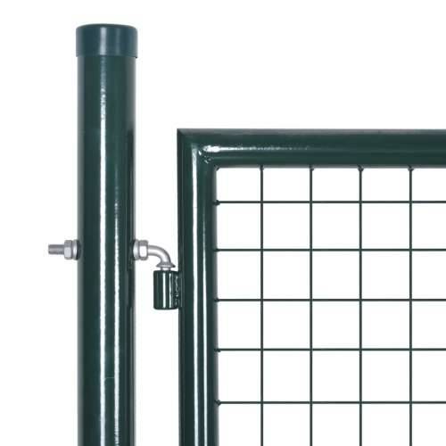 Vrata za ogradu čelična 306 x 150 cm zelena - Zelena 306 x 150 cm Cijena
