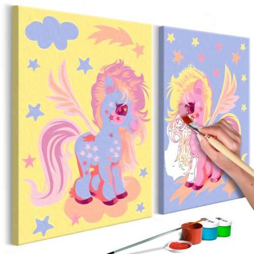 Slika za samostalno slikanje - Magical Unicorns 33x23 Cijena