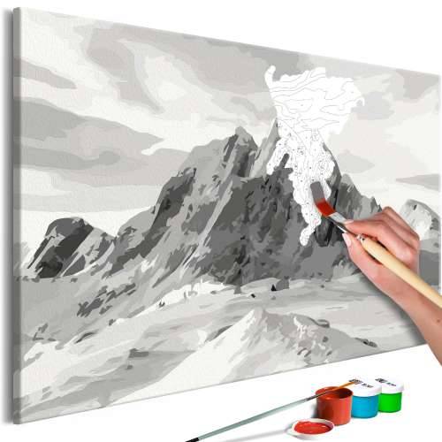 Slika za samostalno slikanje - Alps Panorama 60x40 Cijena