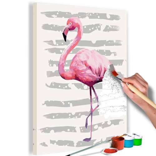 Slika za samostalno slikanje - Beautiful Flamingo 40x60