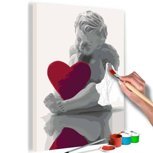 Slika za samostalno slikanje - Angel (Red Heart) 40x60 Cijena