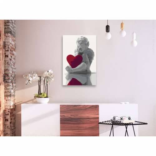 Slika za samostalno slikanje - Angel (Red Heart) 40x60 Cijena