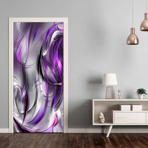 Foto tapeta za vrata - Photo wallpaper – Purple abstraction I 100x210 Cijena