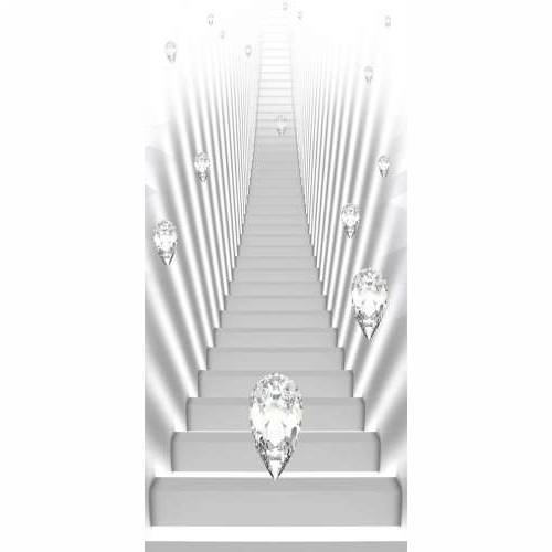 Foto tapeta za vrata - Photo wallpaper - White stairs and jewels I 100x210 Cijena