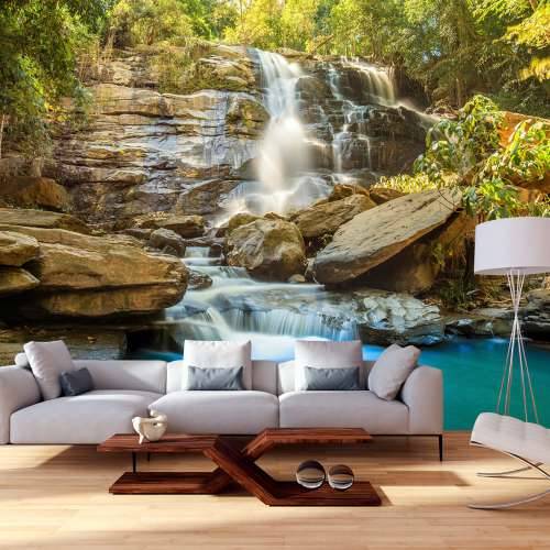 Samoljepljiva foto tapeta - Waterfall in Chiang Mai, Thailand  294x210 Cijena