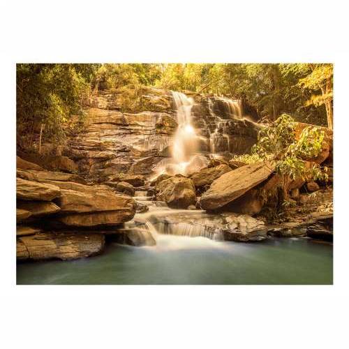 Samoljepljiva foto tapeta - Sunny Waterfall 98x70 Cijena
