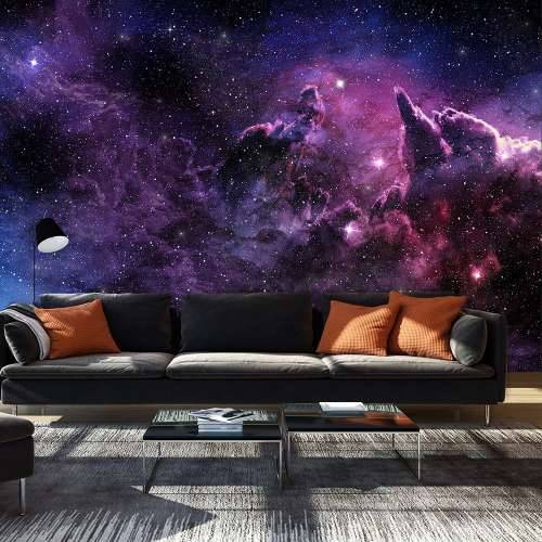 Samoljepljiva foto tapeta - Purple Nebula 196x140 Cijena