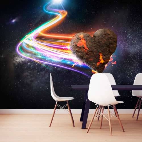 Samoljepljiva foto tapeta - Love Meteorite (Colourful) 98x70