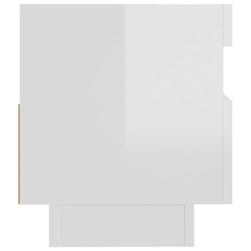 TV ormarić s LED svjetlima visoki sjaj bijeli 80 x 35 x 40 cm - Visoko sjajno bijela 1 80 cm Cijena