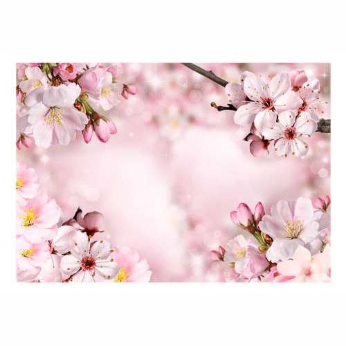 Samoljepljiva foto tapeta - Spring Cherry Blossom 98x70 Cijena