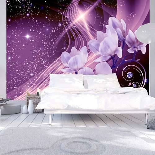Samoljepljiva foto tapeta - Purple Milky Way 196x140 Cijena