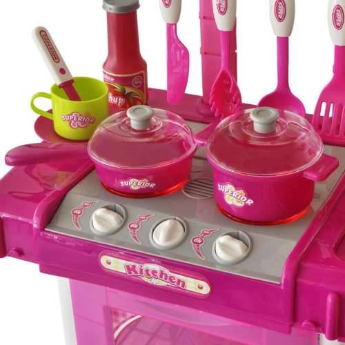Dječja Igračka Kuhinja sa Svjetlosnim i Zvučnim Efektima Ružičasta Cijena
