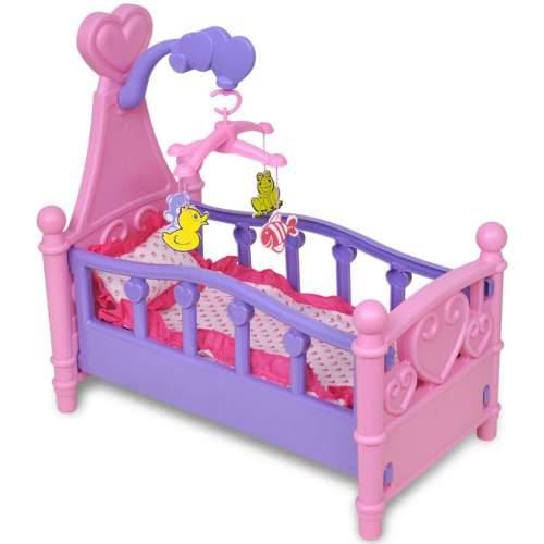 Dječja Igračka Krevet za Lutke pink + ljubičasta boja Cijena