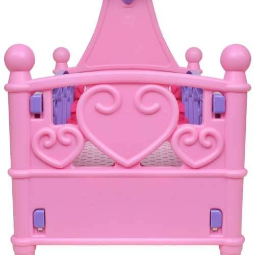 Dječja Igračka Krevet za Lutke pink + ljubičasta boja Cijena