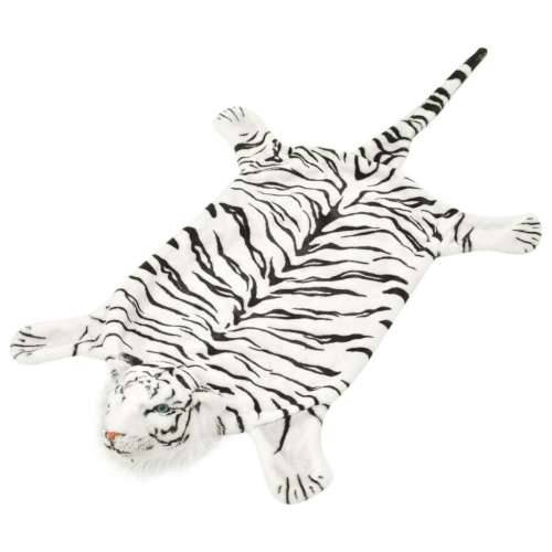 Tepih Tigar od Pliša 144 cm Bijeli