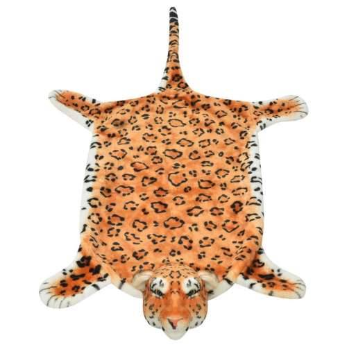 Tepih Leopard od Pliša 139 cm Smeđi - Smeđa 139 cm Cijena