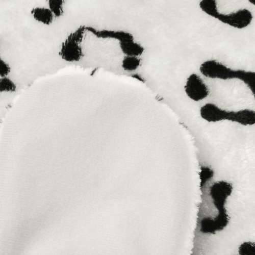 Tepih Leopard od Pliša 139 cm Bijeli Cijena