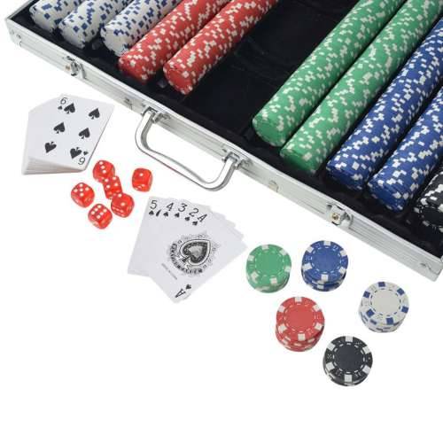 Set za Poker s 1000 Žetona Aluminijum Cijena