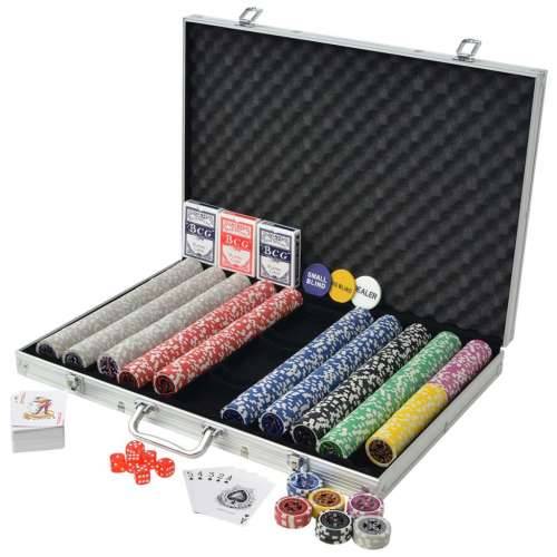 Set za Poker s 1000 Laserskih Žetona Aluminijum Cijena