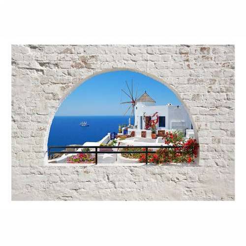 Samoljepljiva foto tapeta - Summer in Santorini 98x70 Cijena