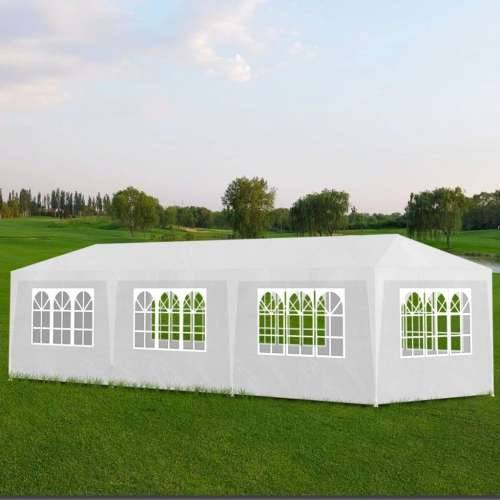 Šator za zabave 3 x 9 m bijeli Cijena