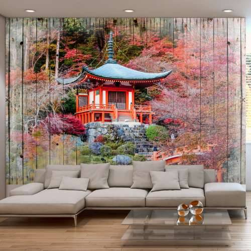 Samoljepljiva foto tapeta - Autumnal Japan 196x140