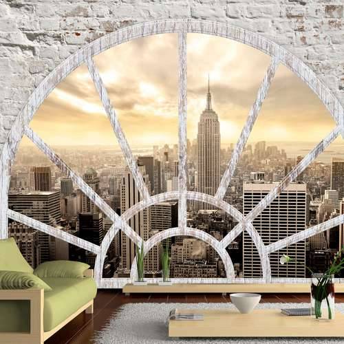 Samoljepljiva foto tapeta - NY - City in the morning 98x70 Cijena