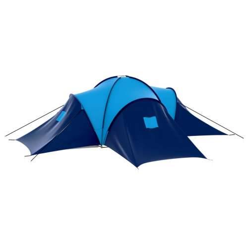 Šator za kampiranje od tkanine za 9 osoba modro-plavi Cijena