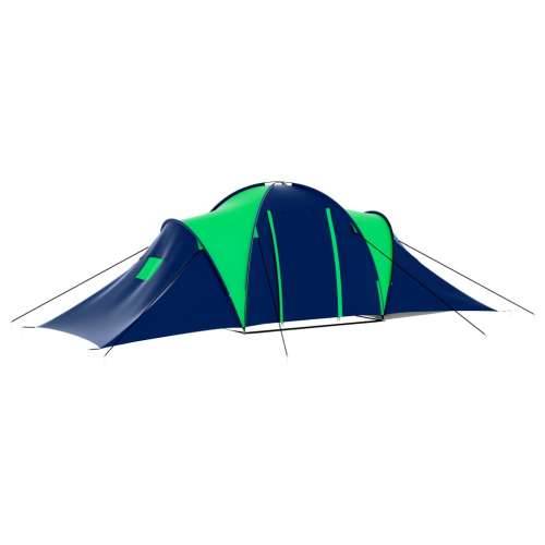 Šator za kampiranje od tkanine za 9 osoba plavo-zeleni Cijena
