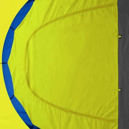 Šator za kampiranje od tkanine za 9 osoba plavo-žuti Cijena