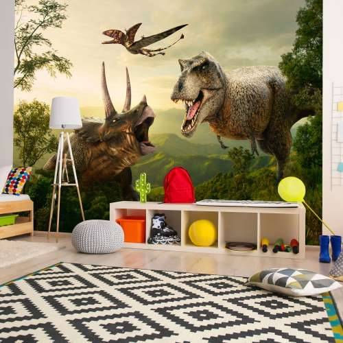 Samoljepljiva foto tapeta - Dinosaur Square 98x70 Cijena