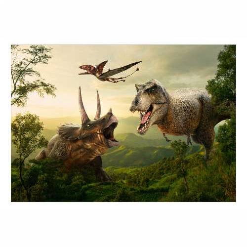 Samoljepljiva foto tapeta - Dinosaur Square 98x70 Cijena