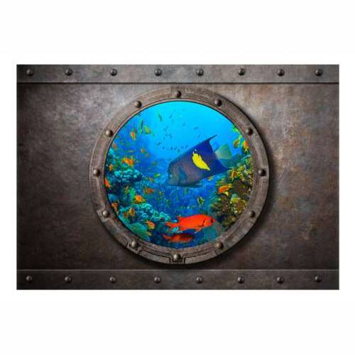 Samoljepljiva foto tapeta - Submarine Window 245x175 Cijena