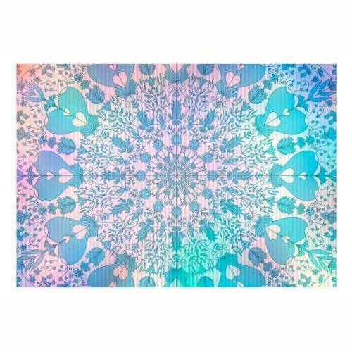 Samoljepljiva foto tapeta - Girly Mandala (Blue) 245x175 Cijena