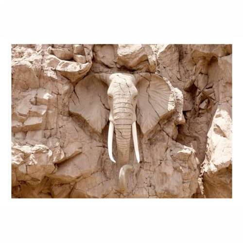 Samoljepljiva foto tapeta - Elephant Carving (South Africa) 147x105 Cijena